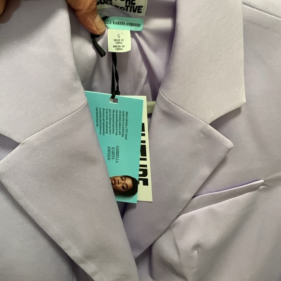 Women's Oversized Watercolor Blazer - Future Collective - Picture 9 of 14